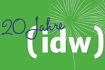 IDW Logo zum 20-jährigen Jubiläum